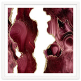 Burgundy & Gold Glitter Agate Texture 05 thumbnail