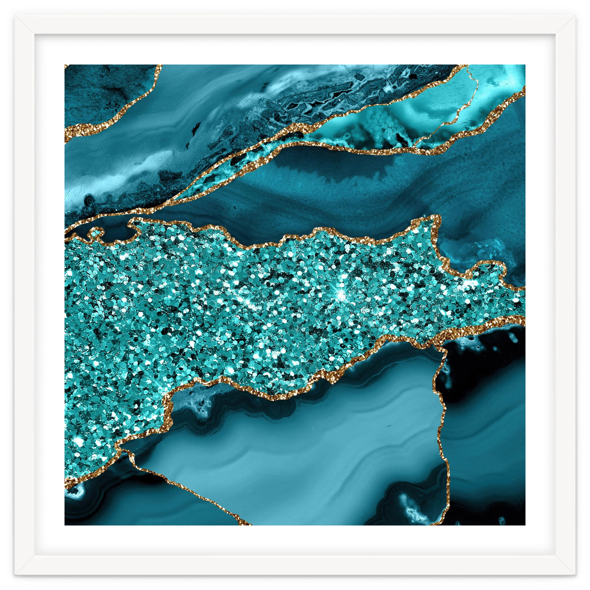 Agate Glitter Ocean Texture 09