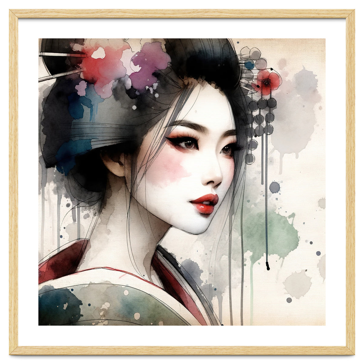 Soft Bloom Modern Geisha
