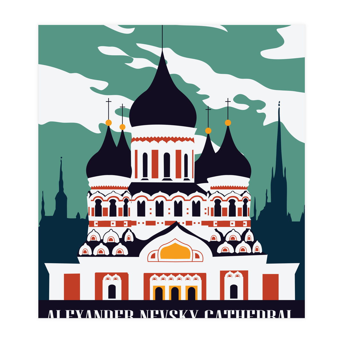 Alexander Nevsky Cathedral, Talinn, Estonia (Print Only)