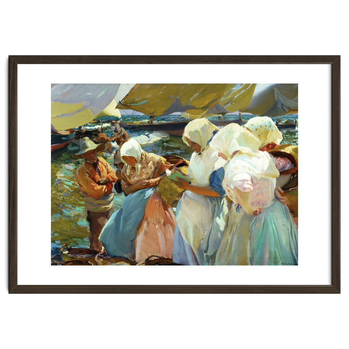 Joaquín Sorolla / 'Women of Valencia at the Beach', 1915, Oil on canvas, 93 x 126 cm.