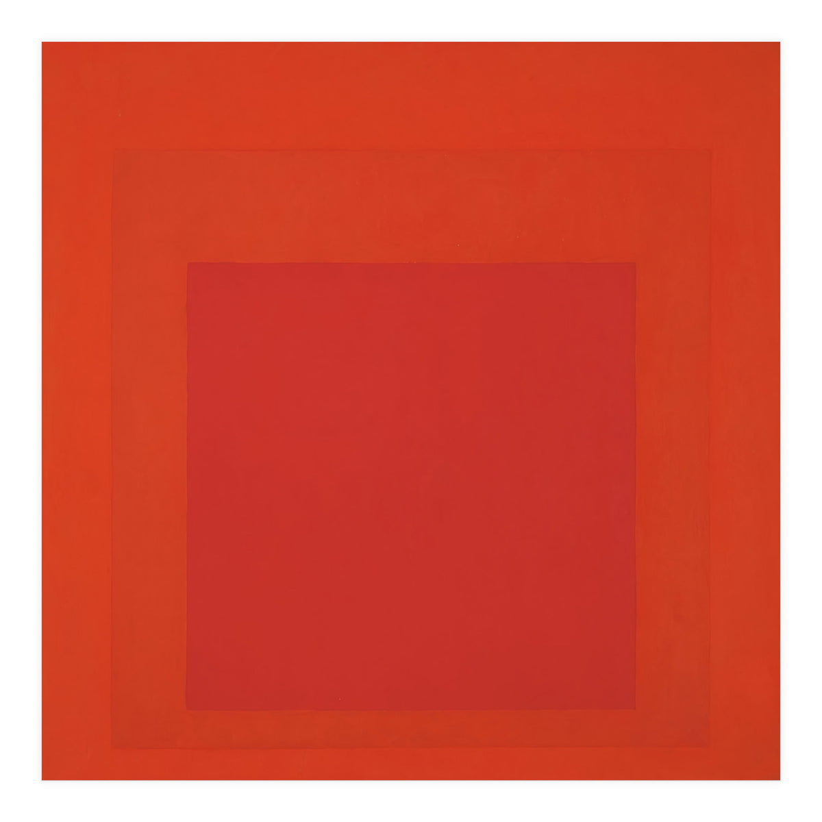 JOSEF ALBERS - HOMAGE TO THE SQUARE RED (Print Only)