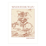 “napoleon Crossing The Alps,” – Jacques Louis David (Print Only) thumbnail