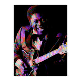 BB King. King Blues Guitarist. Blues Musician Legend Colorful (Print Only) thumbnail