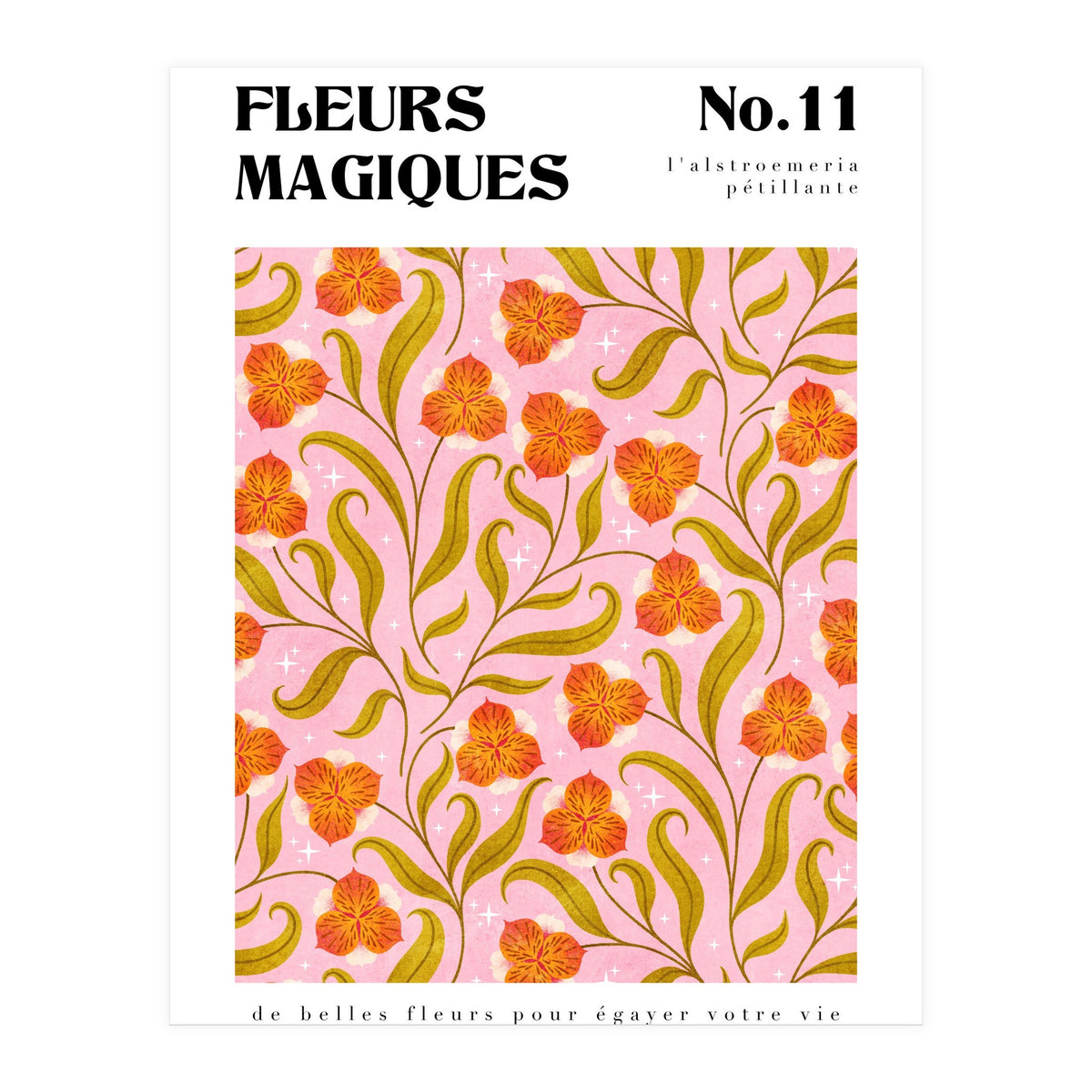 Magical Flowers No.11 Alstroemerias Print (Print Only)