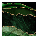 Green & Gold Agate Texture 02  (Print Only) thumbnail