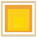 JOSEF ALBERS - HOMAGE TO THE SQUARE ORANGE YELLOW thumbnail