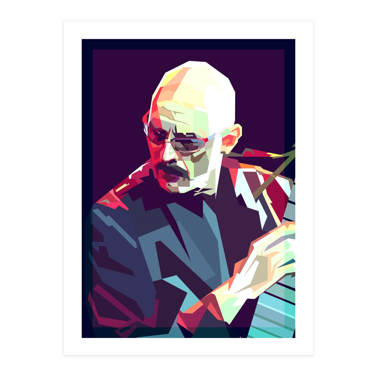 Tony Levin Bass Musician Pop Art WPAP (Print Only)