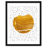 Stay Gold | Abstract Geometric Painting | Polka Dots Quirky Eclectic | Modern Boho Luxe thumbnail