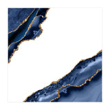 Navy & Gold Agate Texture 27 (Print Only) thumbnail