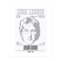 Receipt Art John Lennon (Print Only)