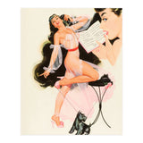Pinup Girl Dating With Bill (Print Only) thumbnail
