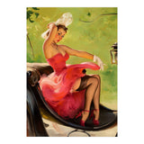 Pinup Girl On A Chariot Fast Ride (Print Only) thumbnail