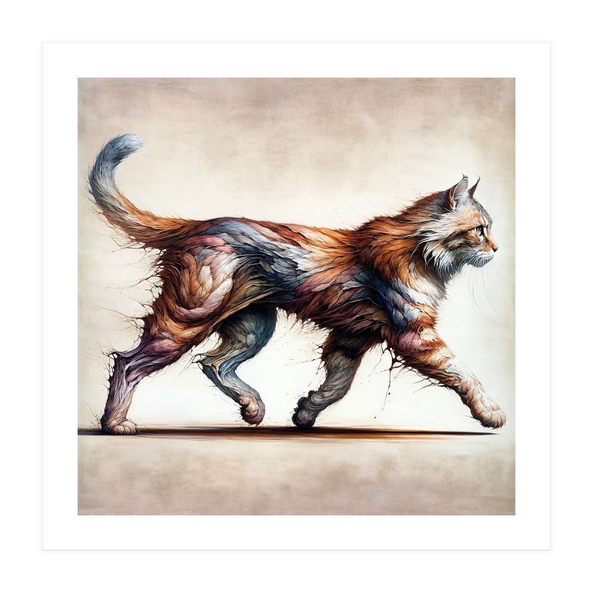 Powerful Cat (Print Only)