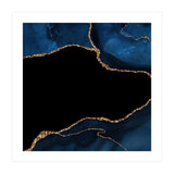 Navy & Gold Agate Texture 04  (Print Only) thumbnail