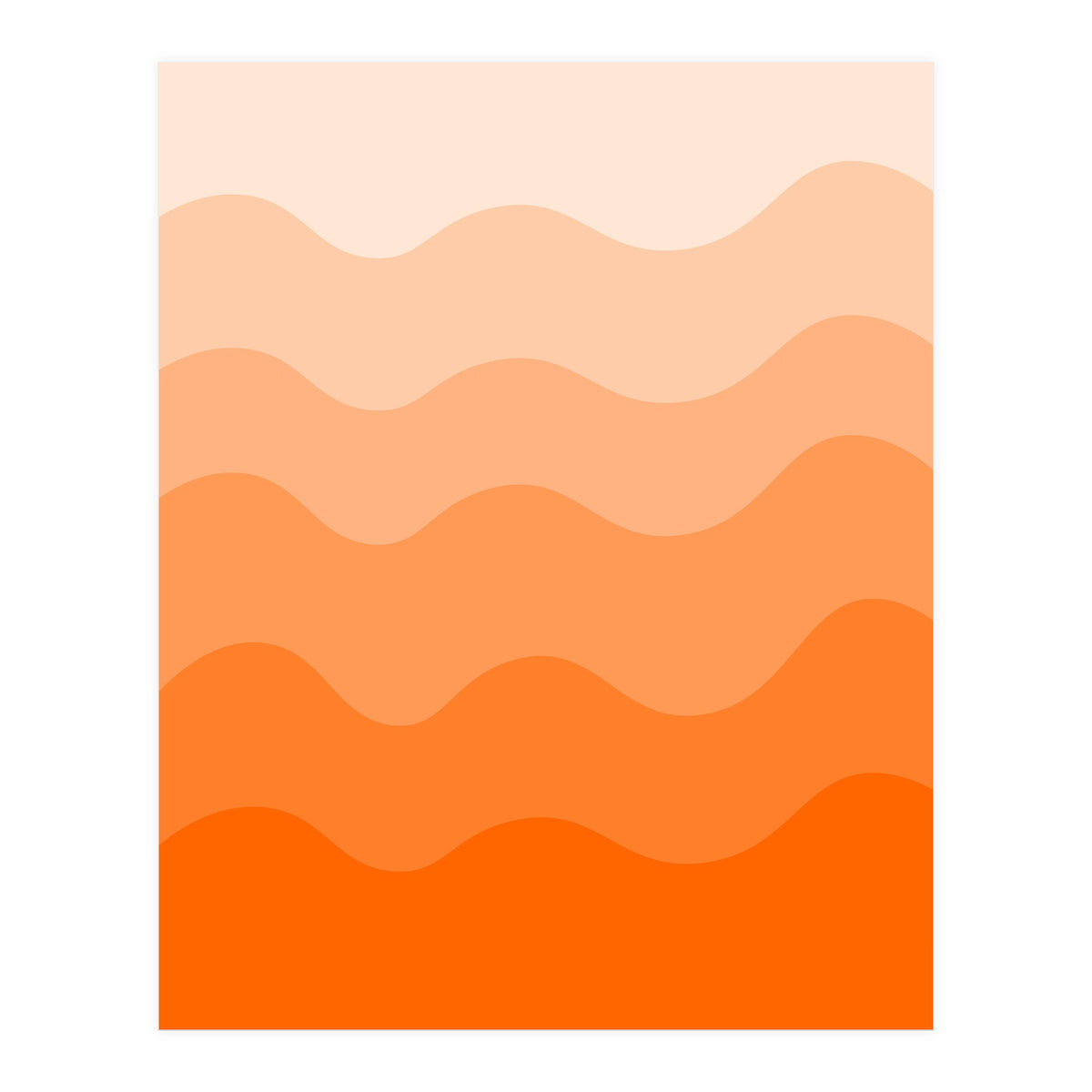 Orange gradient design (Print Only)