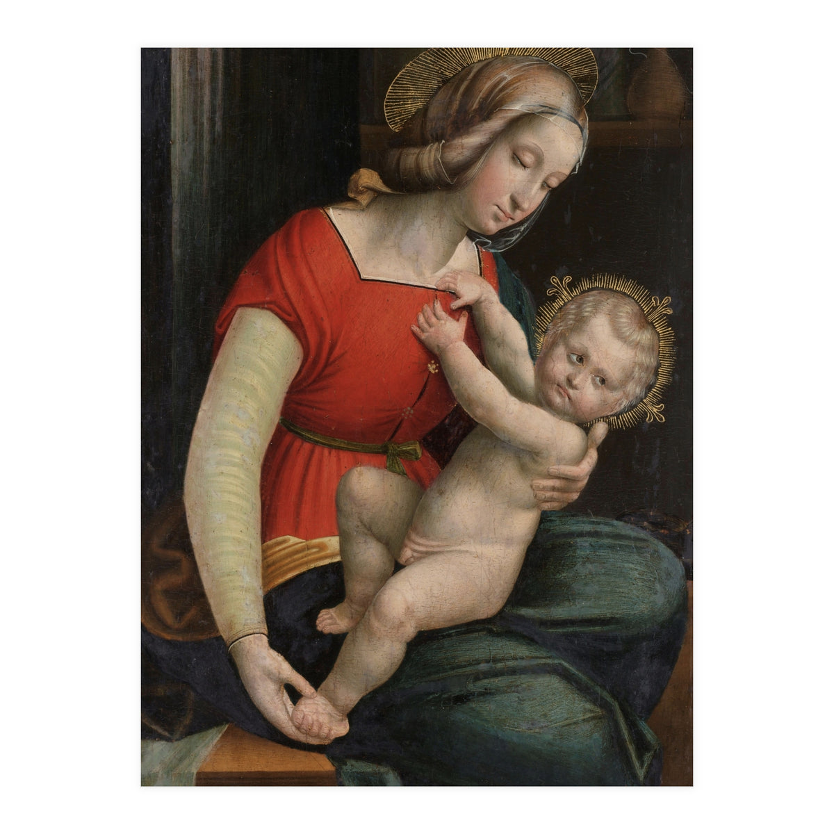 Defendente Ferrari – Madonna and Child (1526) (Print Only)