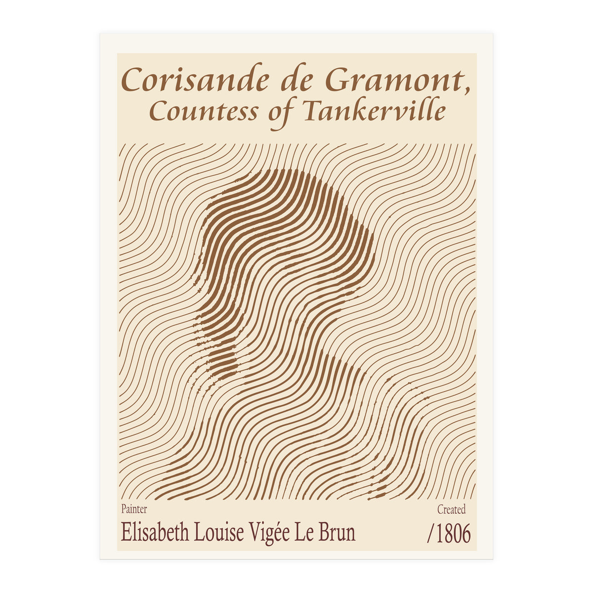 Corisande De Gramont, Countess Of Tankerville – Elisabeth Louise 1806 (Print Only)