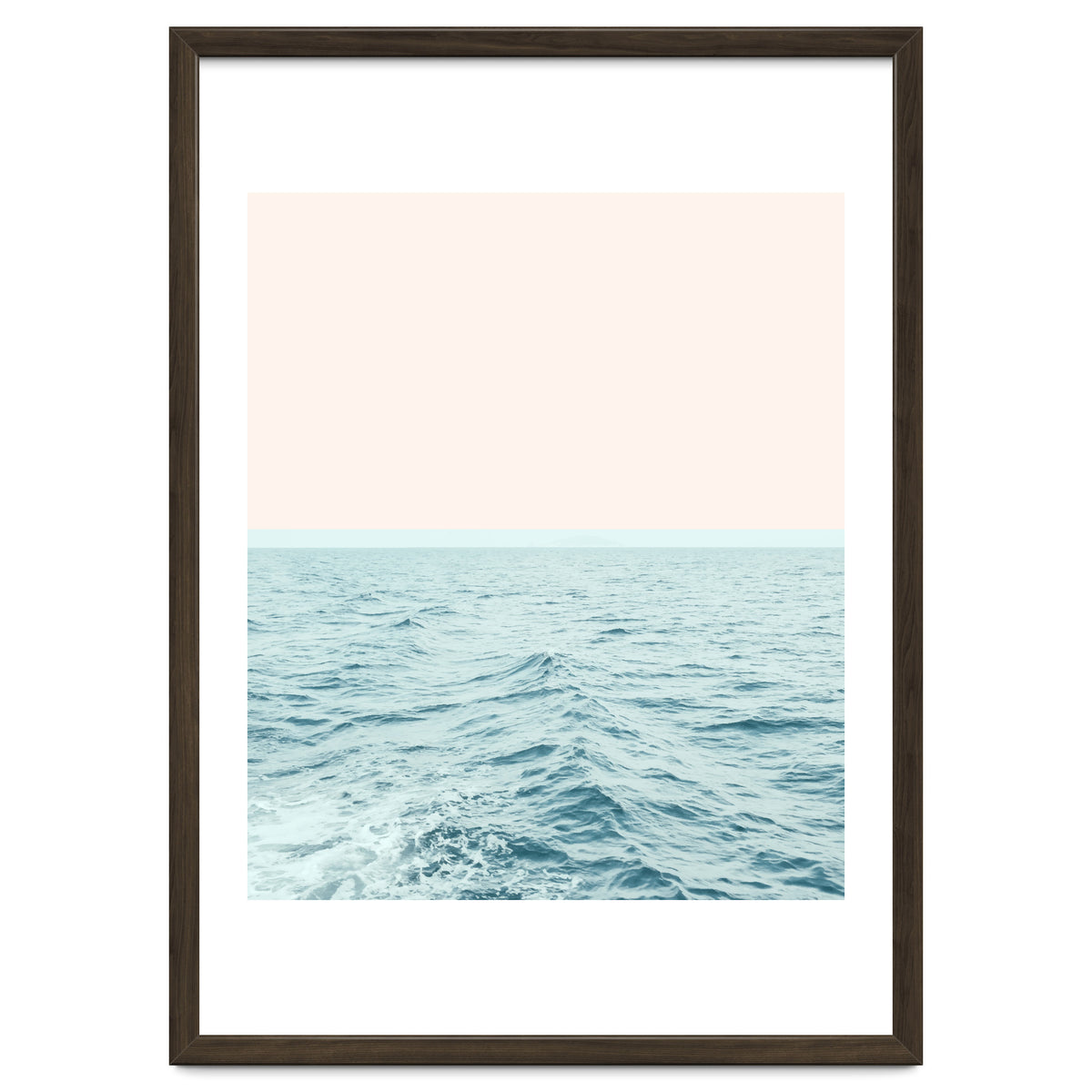 Sea Breeze, Minimal Nature Ocean Photography, Scenic Landscape Pastel Luxe Sea
