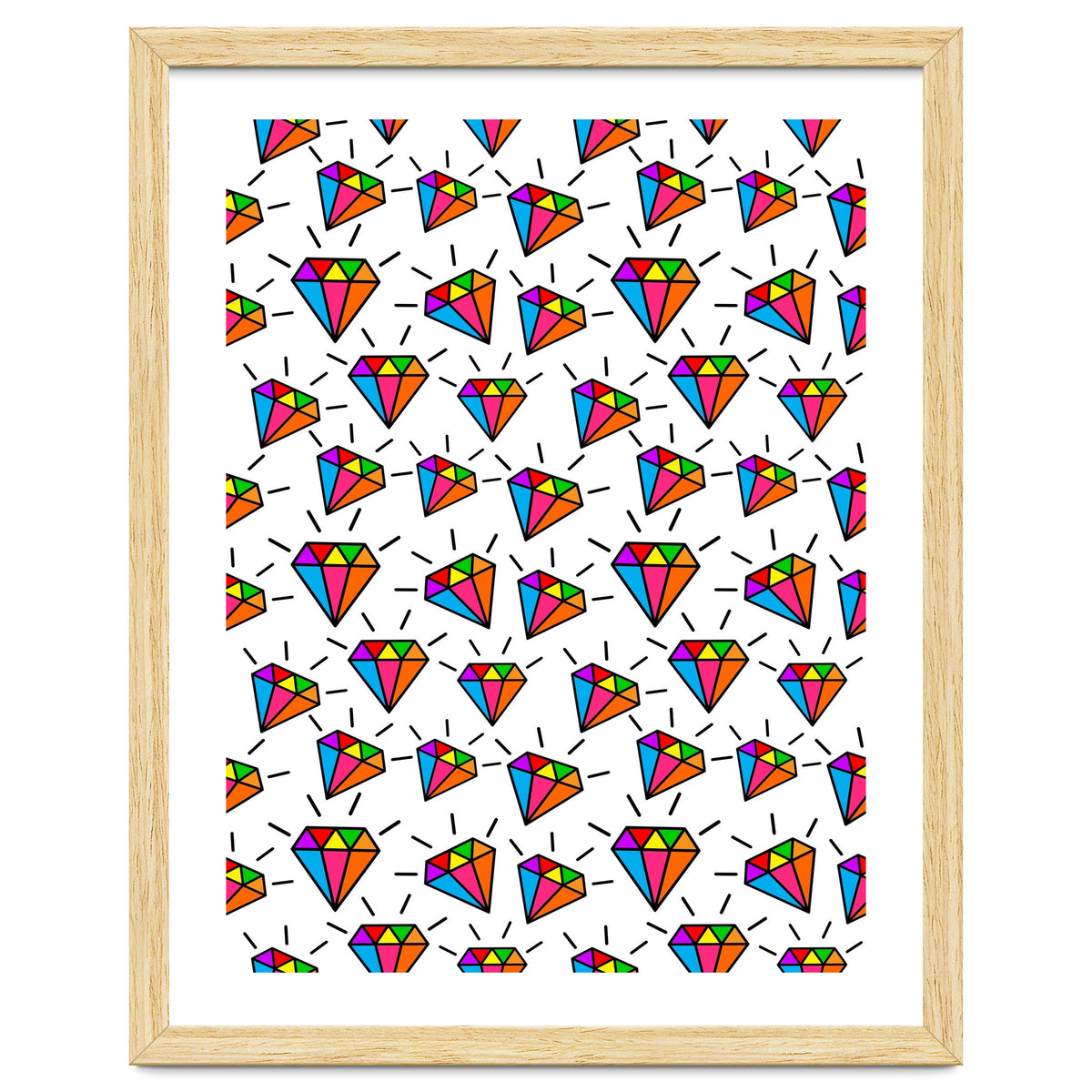 Cute diamonds pattern
