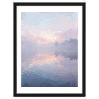 Ethereal Misty Lakeside at Dawn