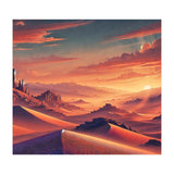 Vintage Chile, Atacama Desert Sunset Poster (Print Only) thumbnail