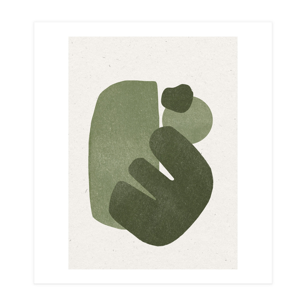 GREEN SHAPES NO.1 (Print Only)