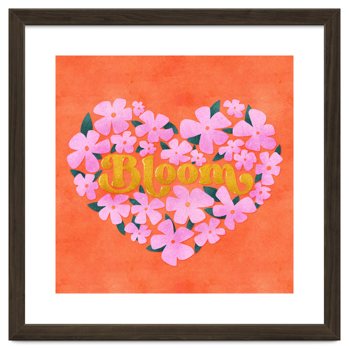 Bloom Floral Heart
