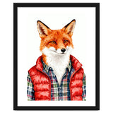 Dapper Fox Portrait Puffer Wild Fashion thumbnail