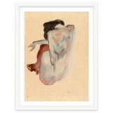 Crouching Nude in Shoes and Black Stockings, Back View. thumbnail