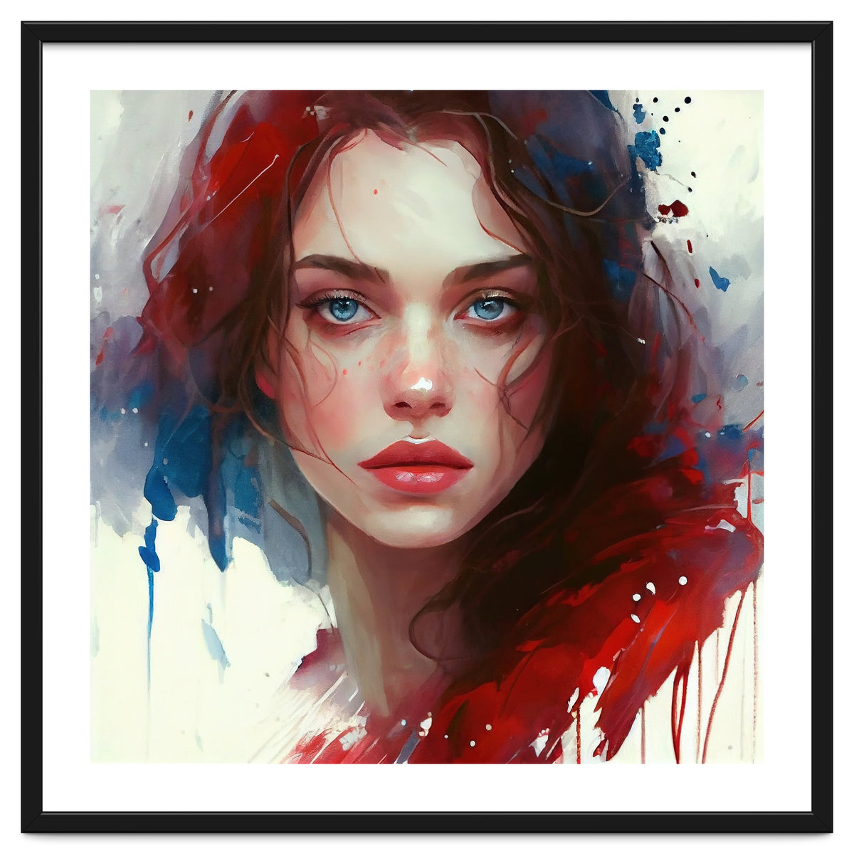 Modern Fairy Tale Blue Eyed Portrait