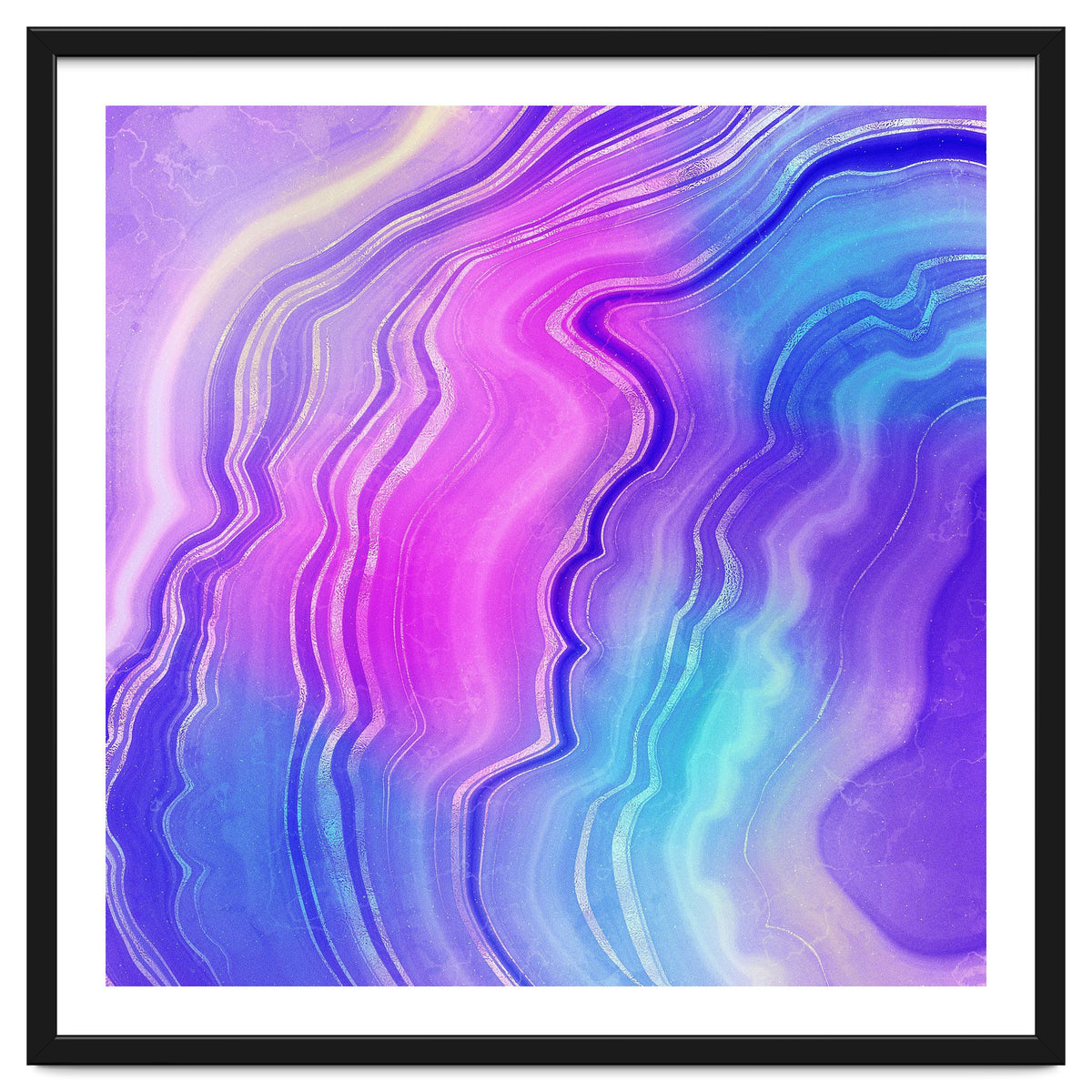 Neon Agate Texture 09