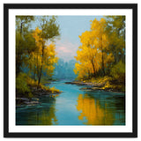 Serene Autumn River Landscape thumbnail