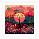 Folk Sunset Forest In Bloom thumbnail