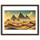 Vintage Egypt, Pyramids Of Giza Poster thumbnail