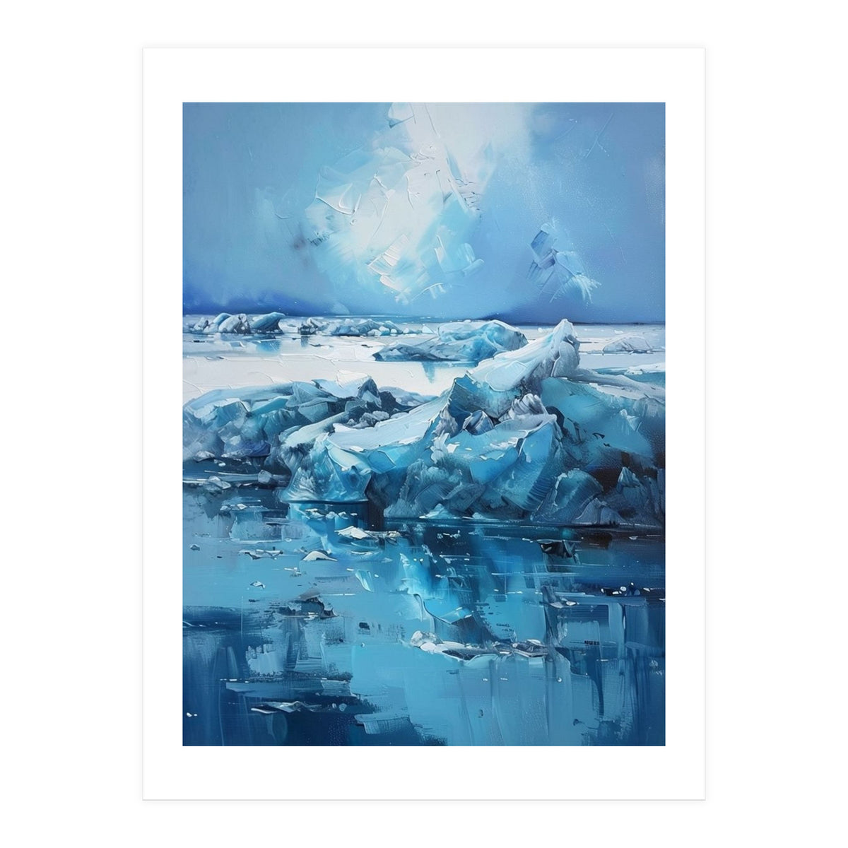 The Silent Fracture of Cerulean Giants (Print Only)