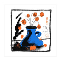 blue vase (Print Only)