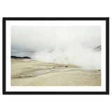 Tourists hidden in the hot spring steam -  Iceland thumbnail