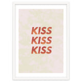 Kiss Kiss Kiss Love Typography thumbnail