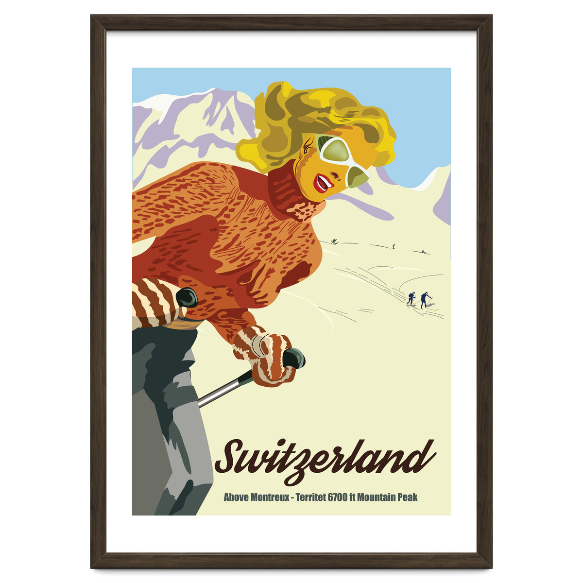 Switzerland Above Montreux