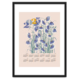 calendar 2025 pastel flowers thumbnail