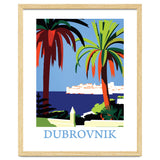 Dubrovnik, The Fortress and Palm Trees thumbnail