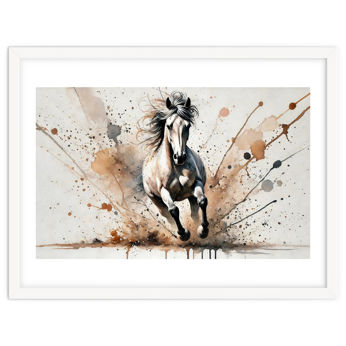 Galloping Horse Front View