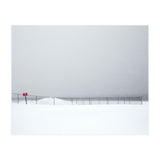 Fence in the winter seascape (Print Only) thumbnail