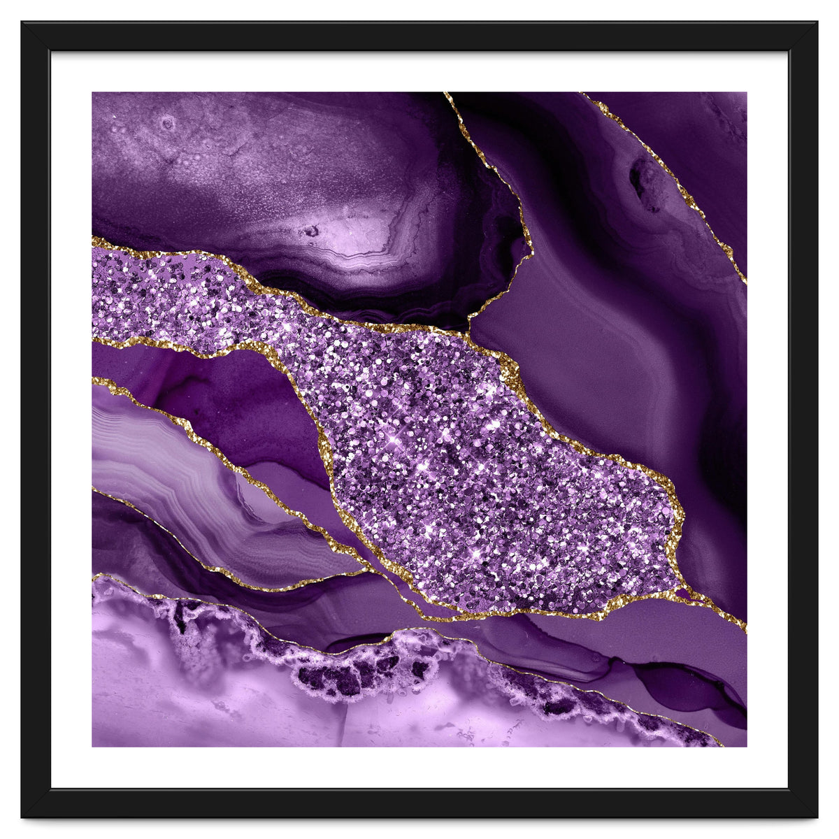 Agate Glitter Ocean Texture 03