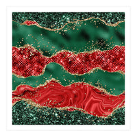 Christmas Glitter Agate Texture 06  (Print Only)