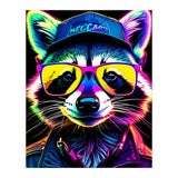 Raccoon In Glasses (Print Only) thumbnail