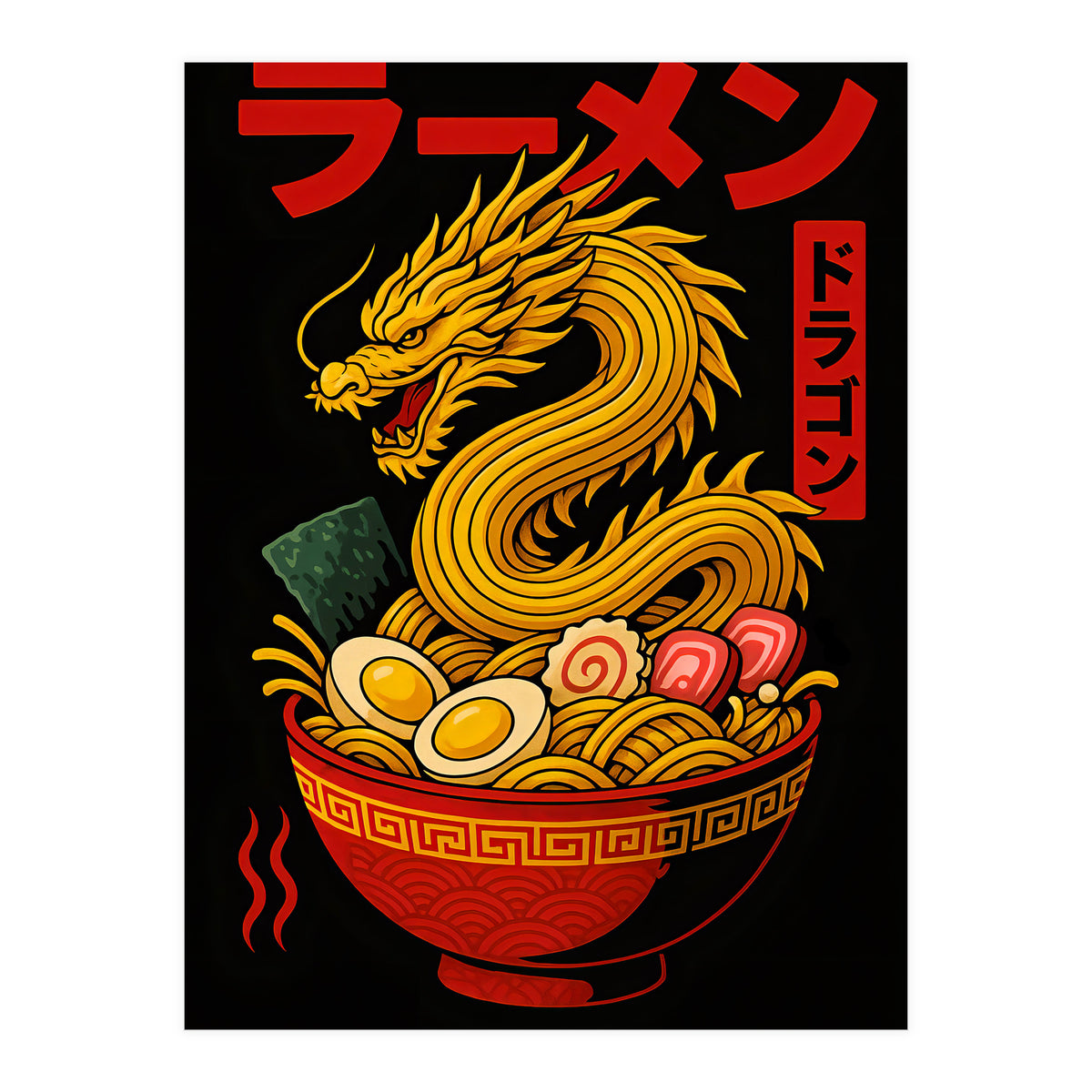 Ramen Dragon Japanese (Print Only)