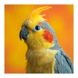 Close Up Cockatiel Parrot With Yellow Crest (Print Only) thumbnail