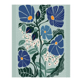 Klimt Flowers Light Blue (Print Only) thumbnail